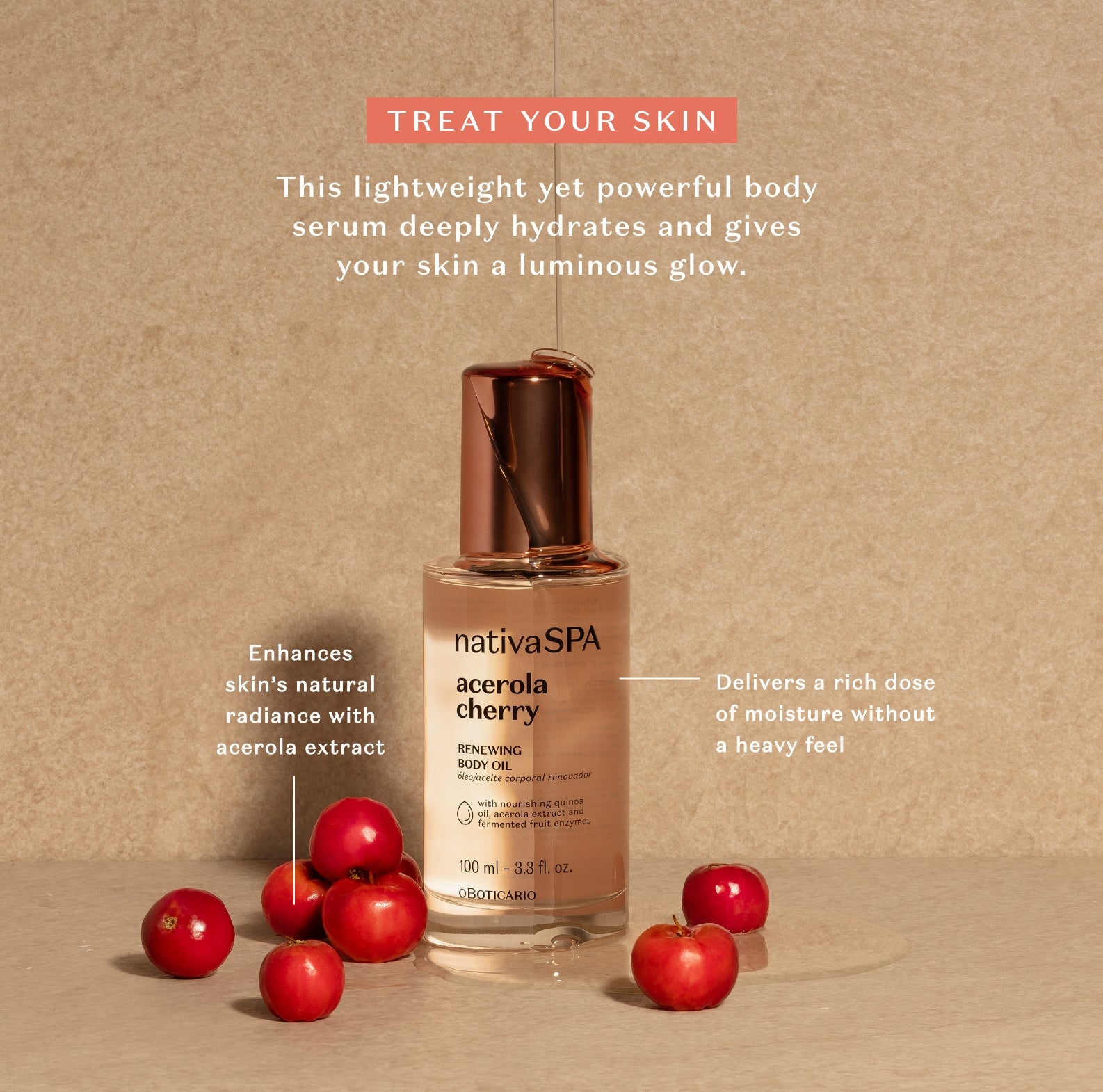 Nativa Spa Acerola Body Serum - Image 3