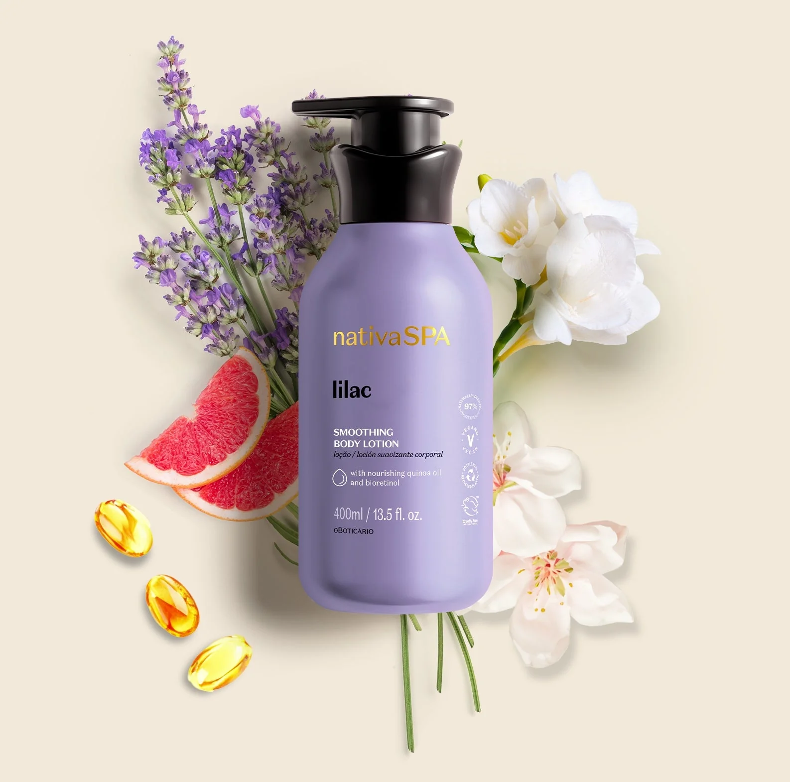 Lilac Smoothing Body Lotion - Image 3