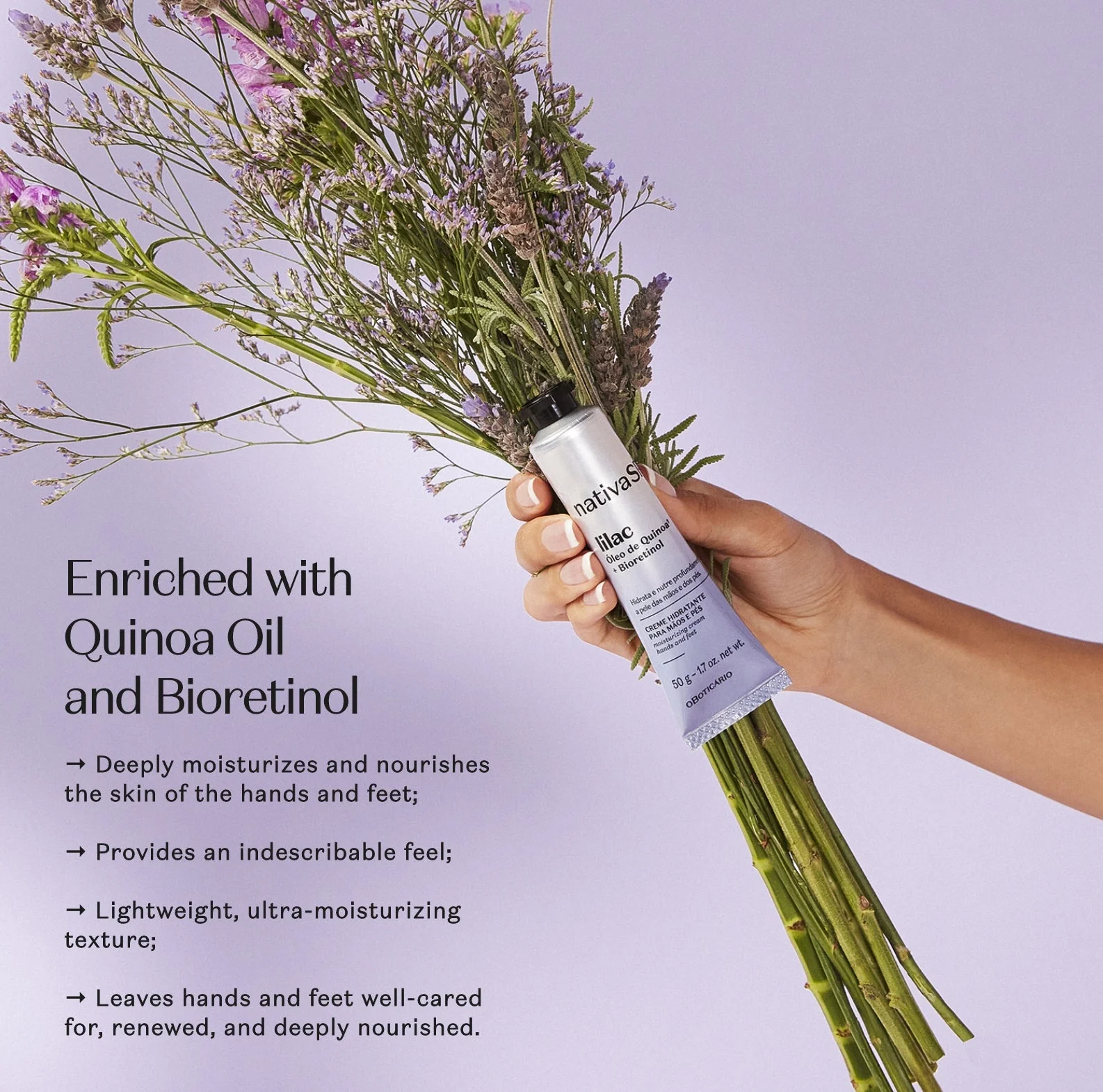 Lilac Smoothing Hands and Feet Cream - Image 3